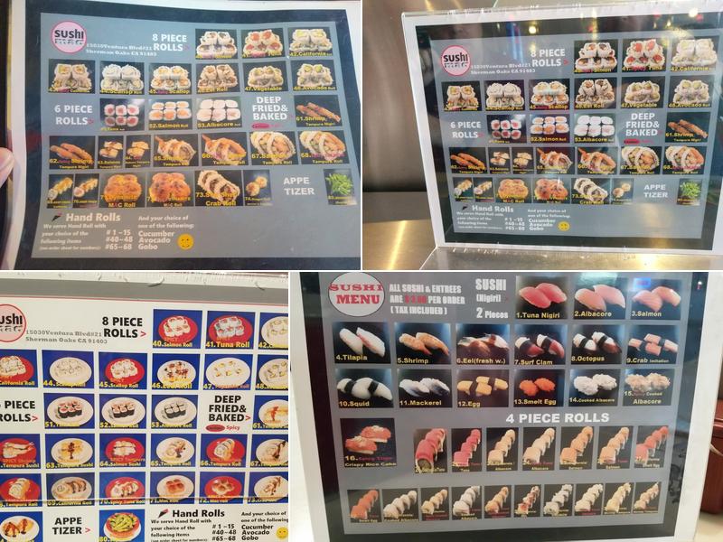 Sushi Mac Menu