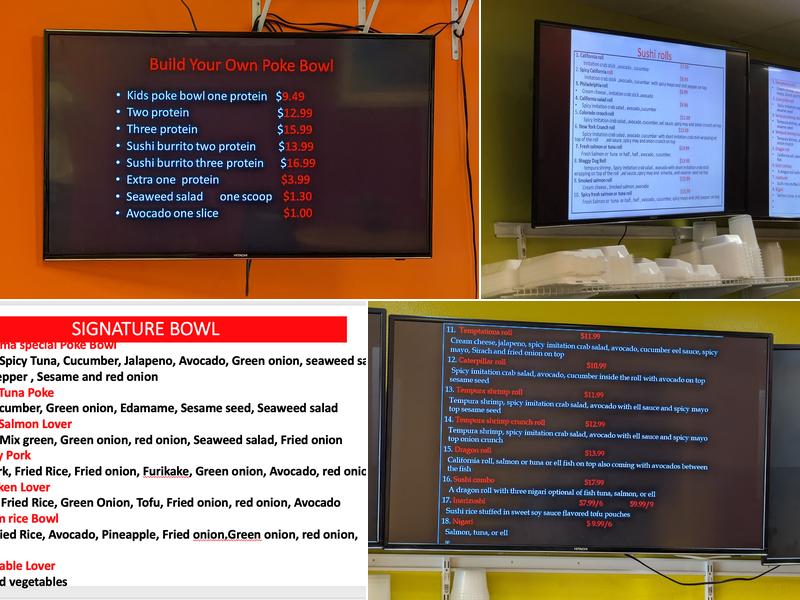 Mama Poke Menu