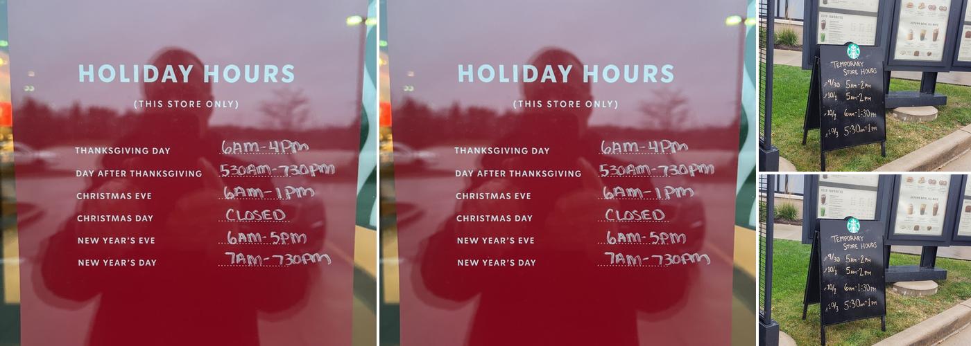 Starbucks Menu