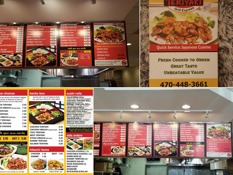 Extreme Teriyaki Grill Express Menu