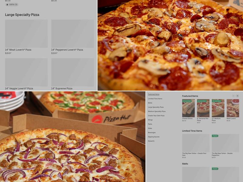 Pizza Hut Menu