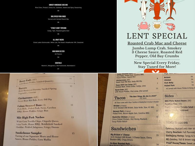 Proof Menu