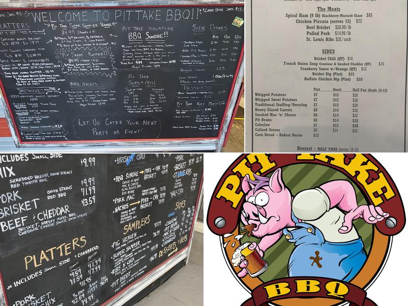 Pit Take BBQ Menu
