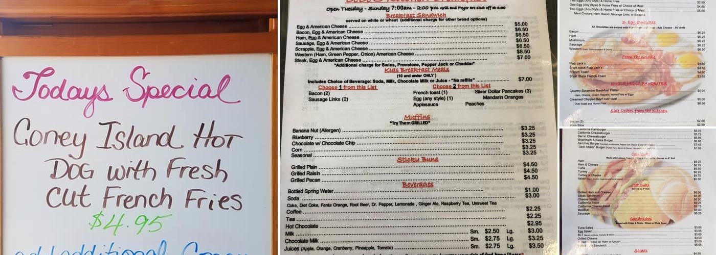 BeBe’s Kitchen Menu