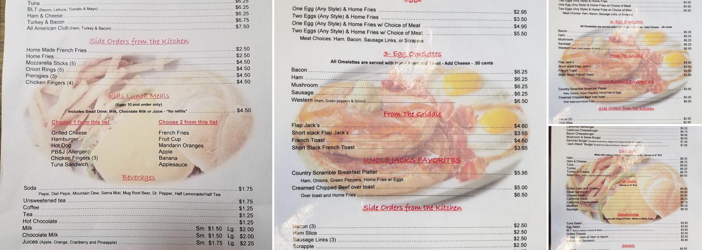 BeBe’s Kitchen Menu