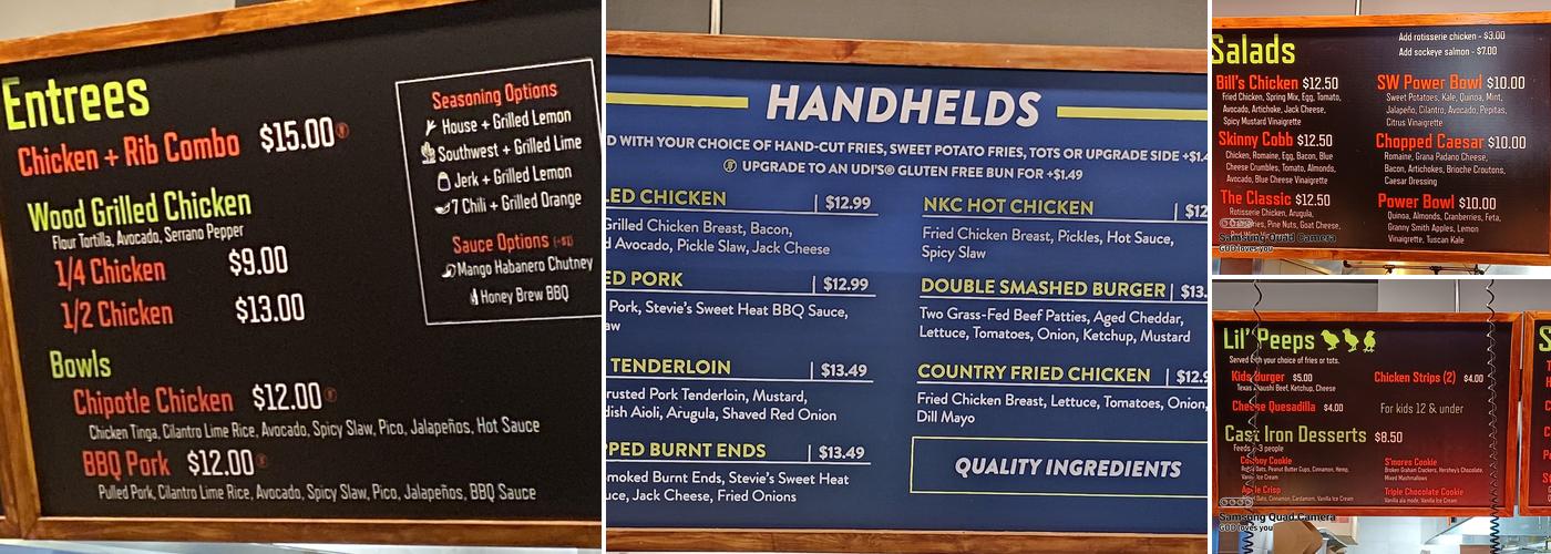 Chicken N Pickle - San Antonio Menu