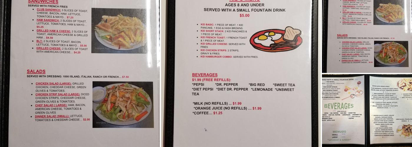 Chefita’s Coffee (Dixie’s Too) Menu