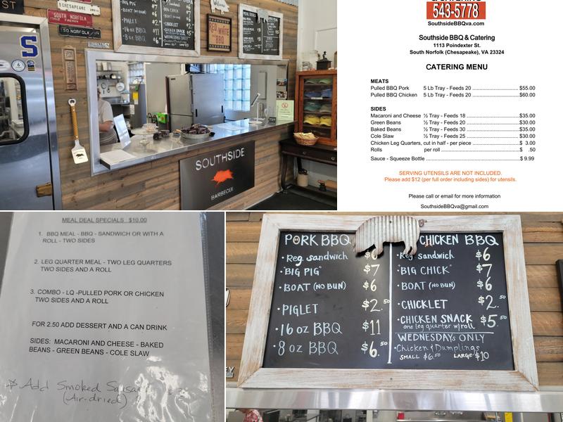 Southside BBQ & Catering Menu