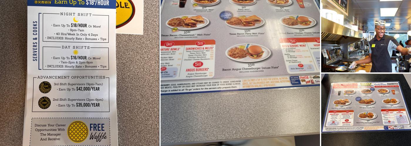 Waffle House Menu