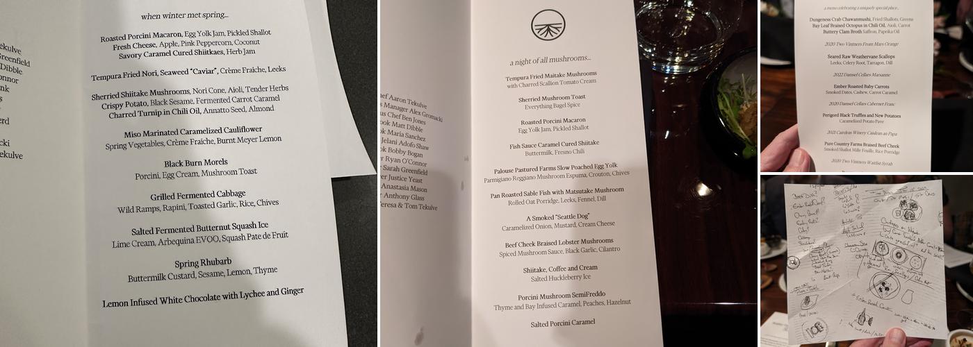 Surrell Menu