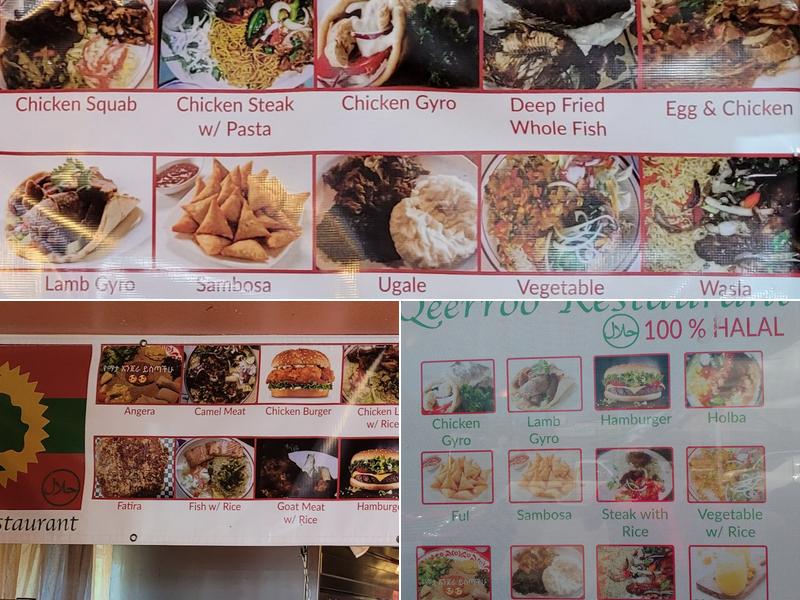 Qeerroo Restaurant Menu