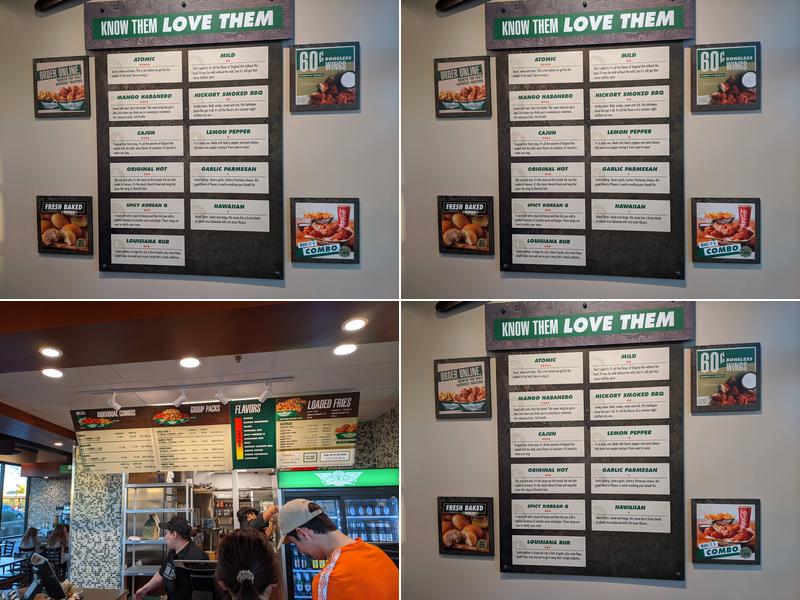 Wingstop Menu