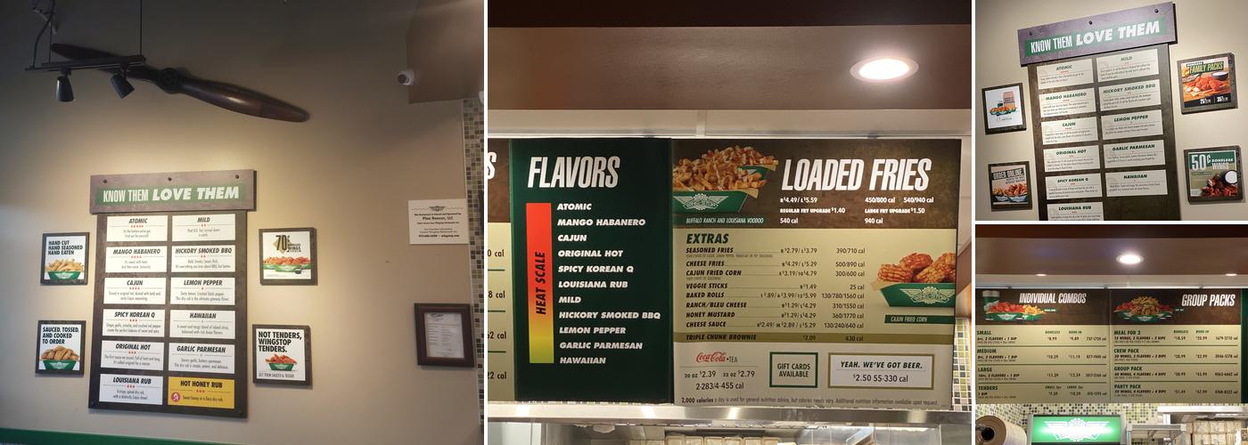 Wingstop Menu