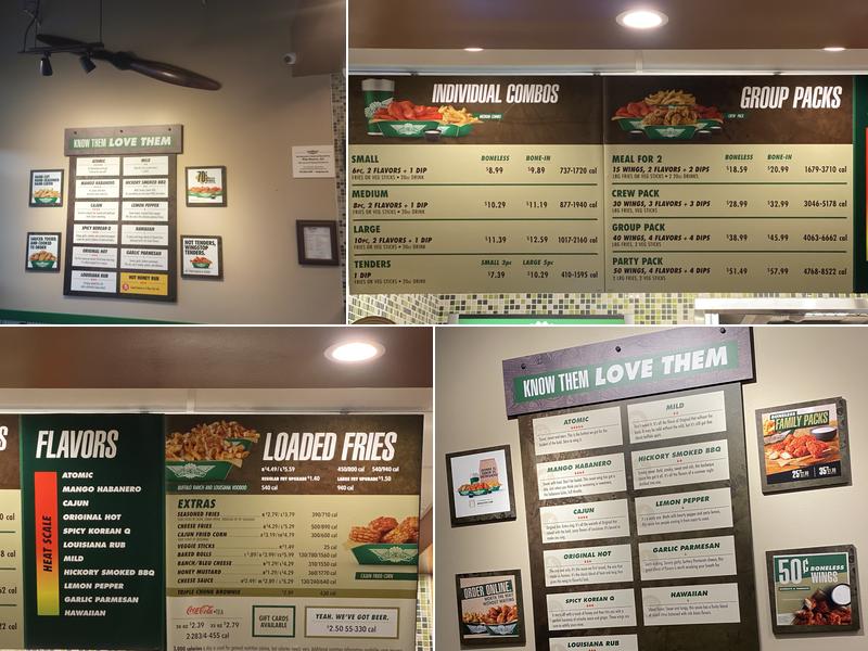 Wingstop Menu