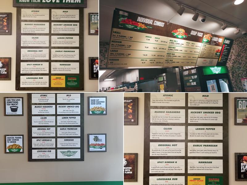 Wingstop Menu