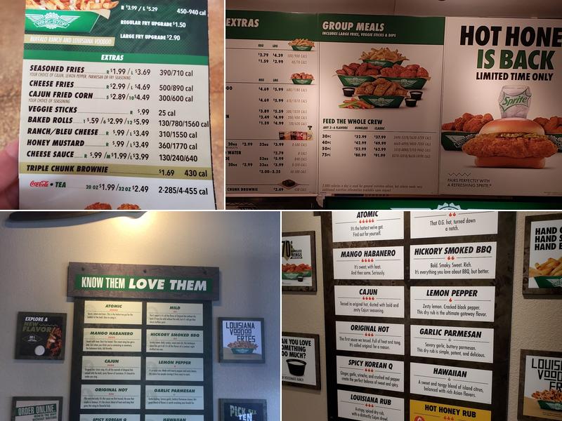 Wingstop Menu