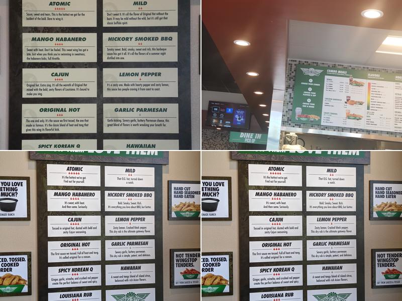 Wingstop Menu
