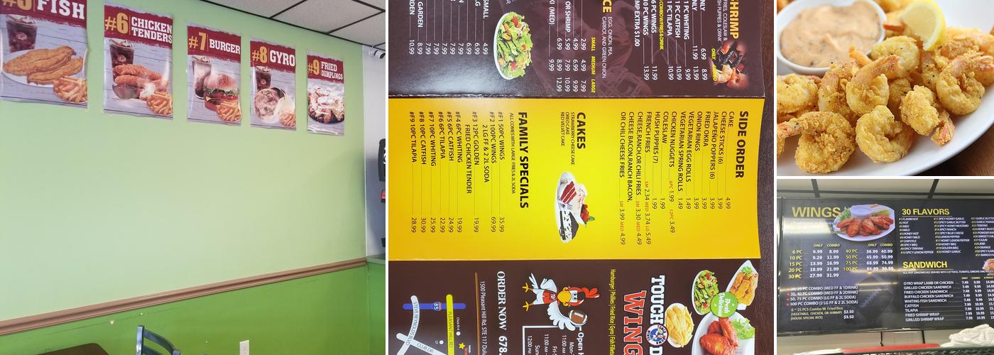 Touchdown Wings at Duluth Menu