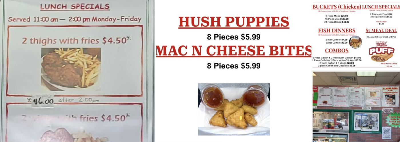 Harold's Chicken Menu