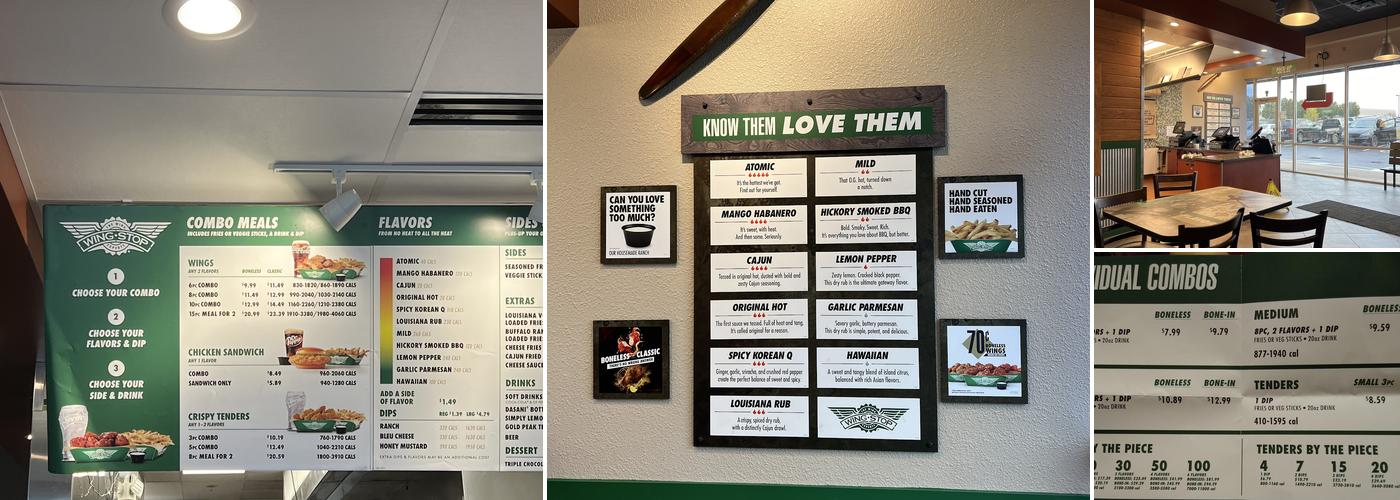 Wingstop Menu