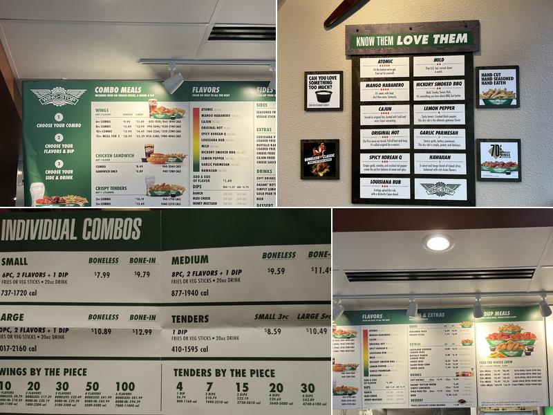 Wingstop Menu