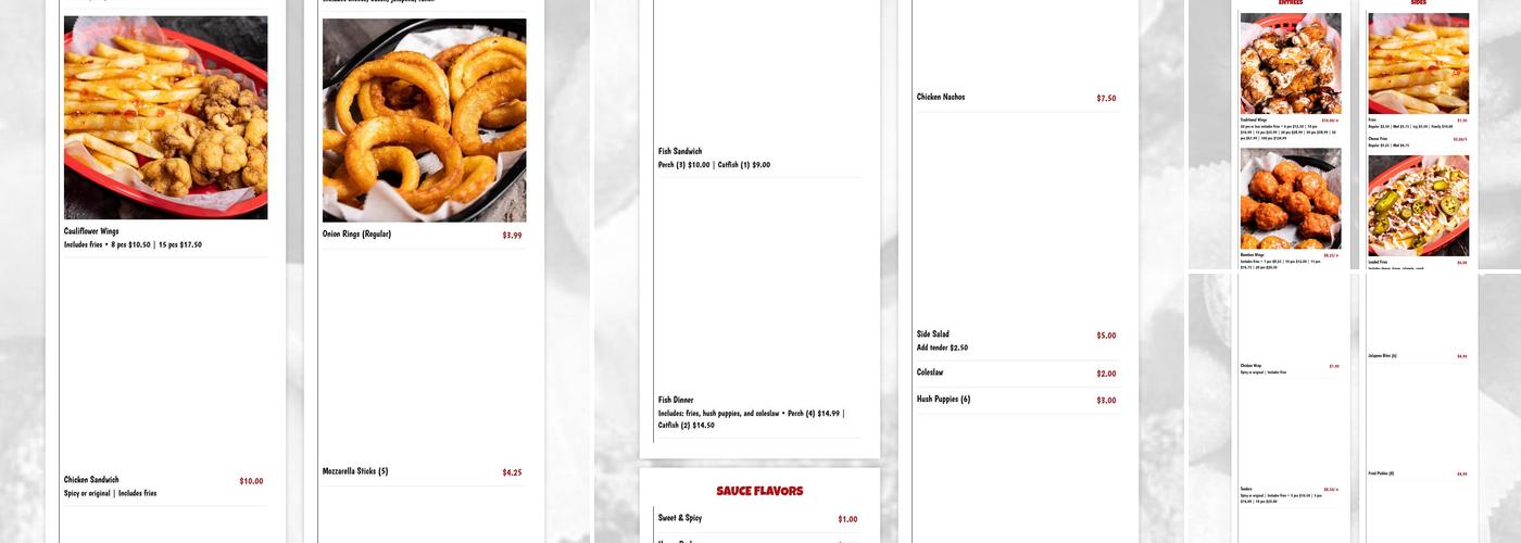 R&R Extreme Wings- Michigan RD Menu