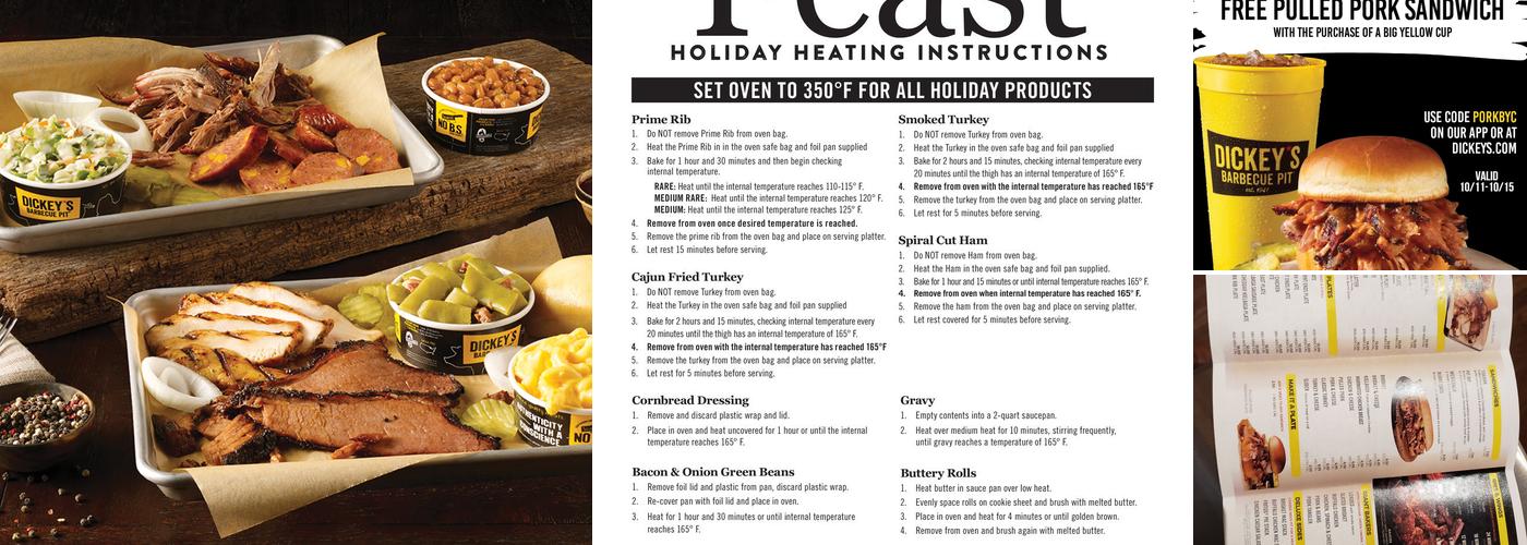 Dickey's Barbecue Pit Menu