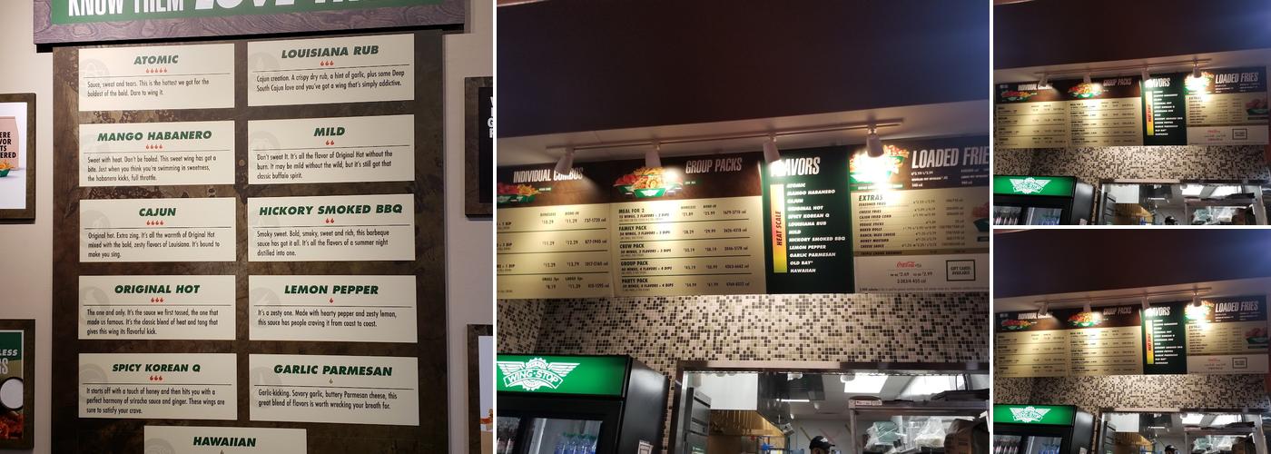 Wingstop Menu