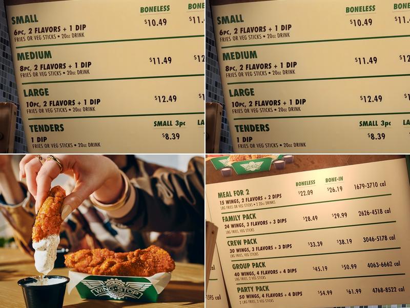 Wingstop Menu