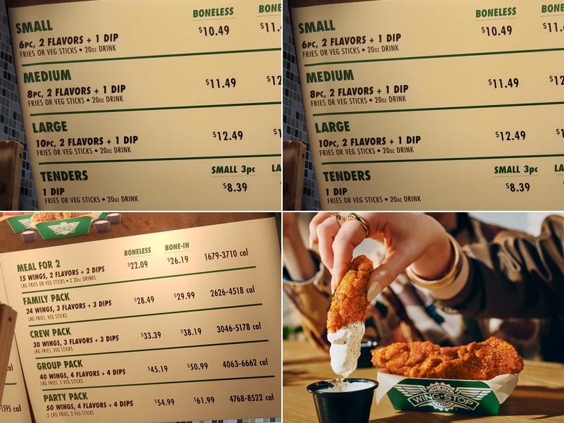 Wingstop Menu