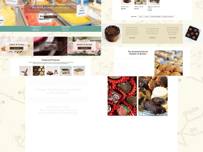 Dulce D Leche Menu