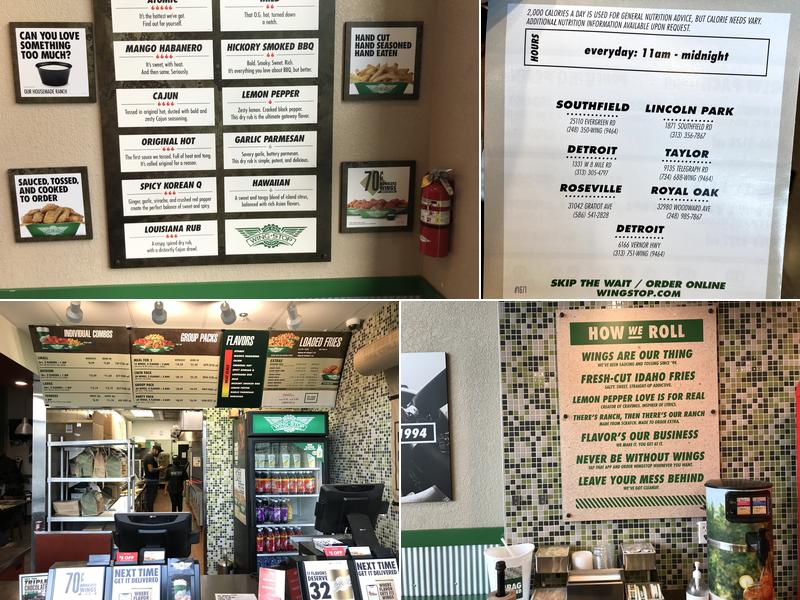 Wingstop Menu