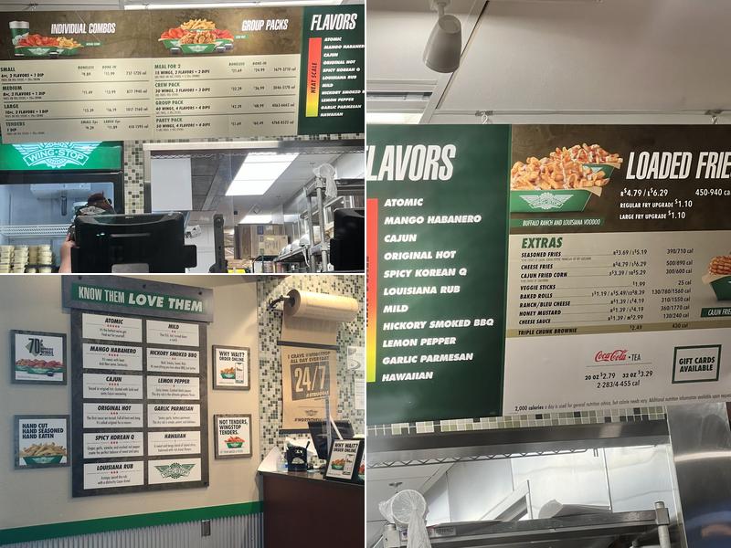Wingstop Menu