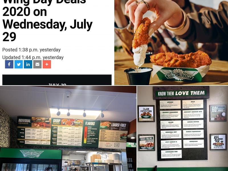 Wingstop Menu