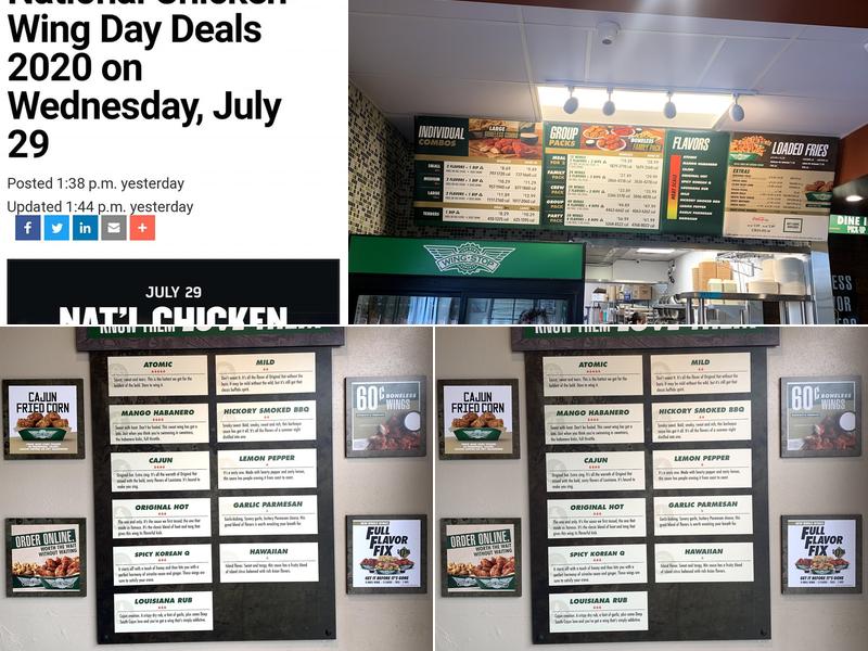 Wingstop Menu