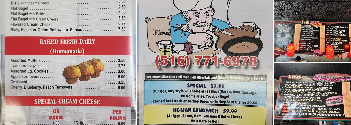 Bagel Dock Menu