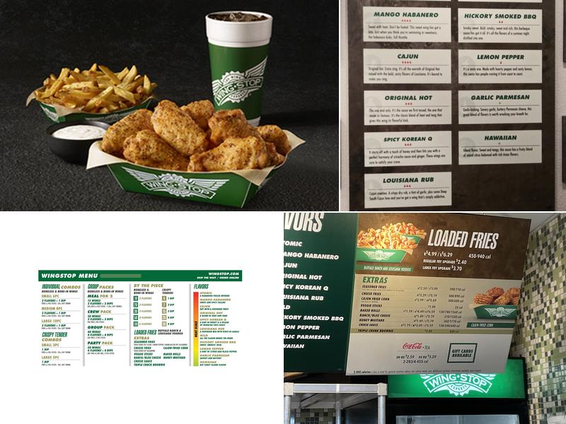 Wingstop Menu
