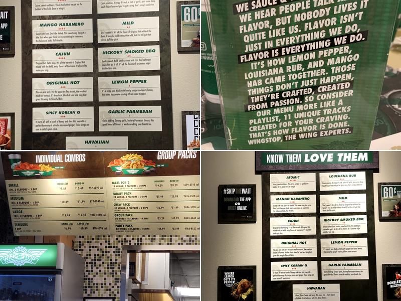 Wingstop Menu