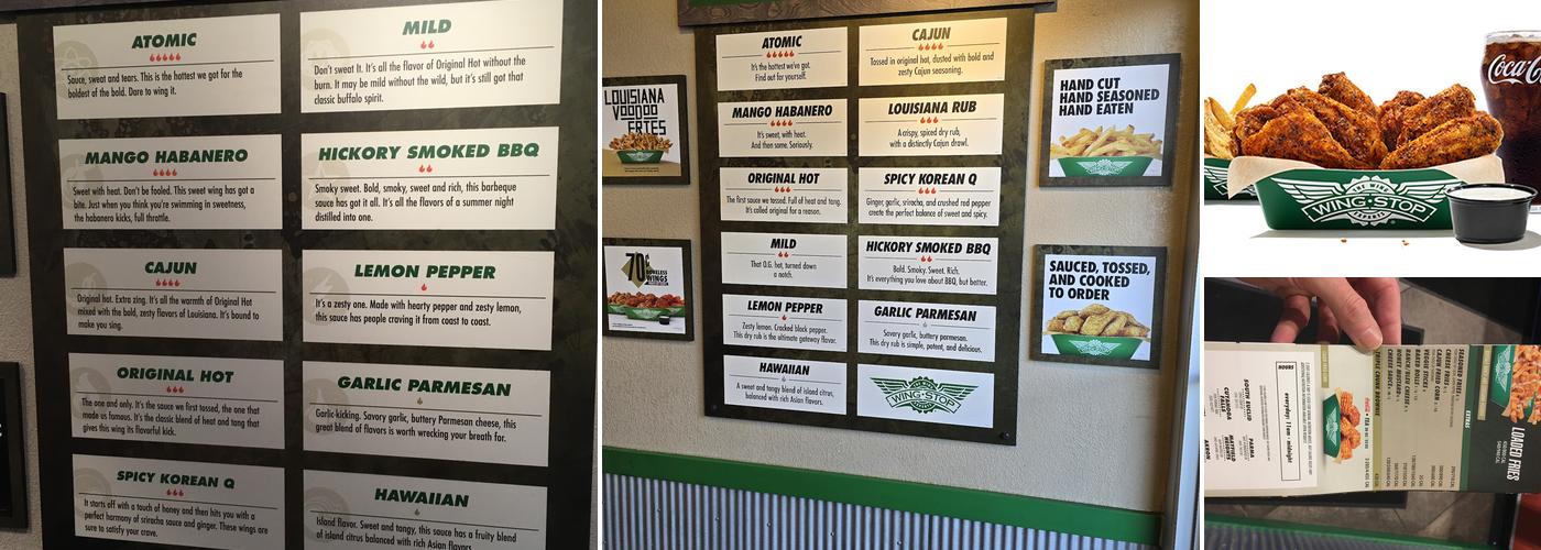 Wingstop Menu