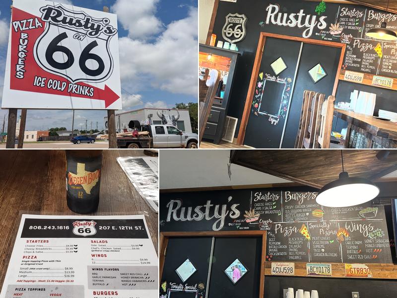 Rusty's on 66 Menu
