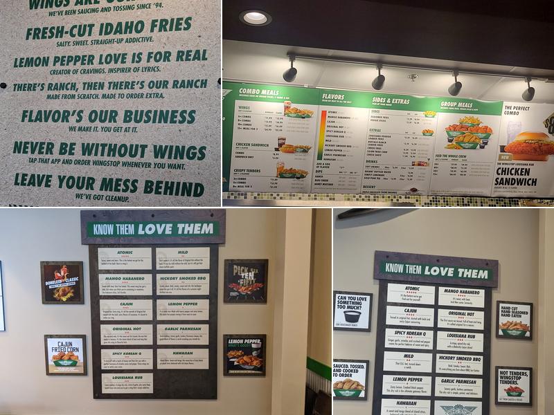 Wingstop Menu