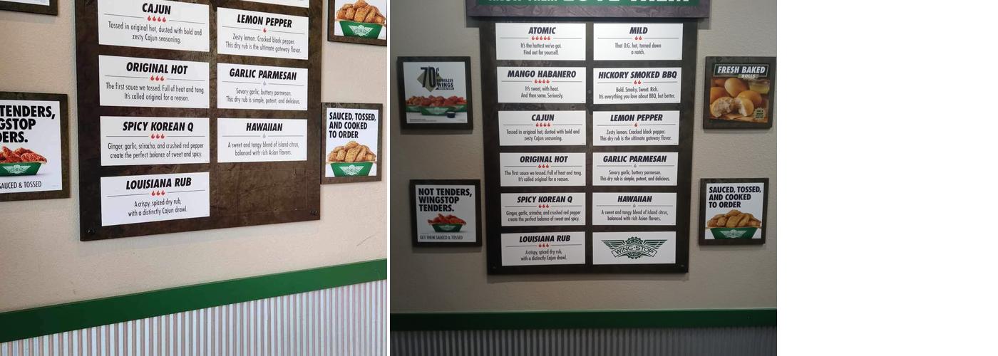 Wingstop Menu