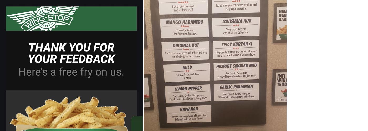 Wingstop Menu