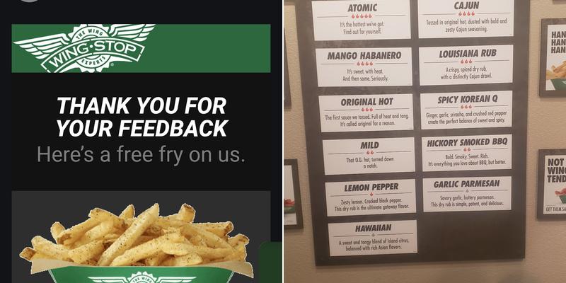 Wingstop Menu