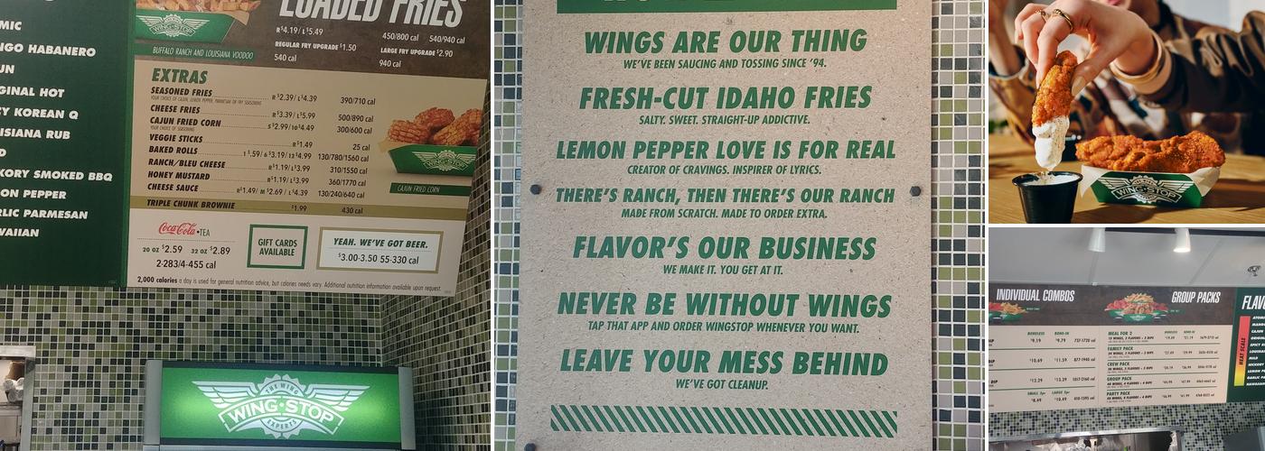 Wingstop Menu