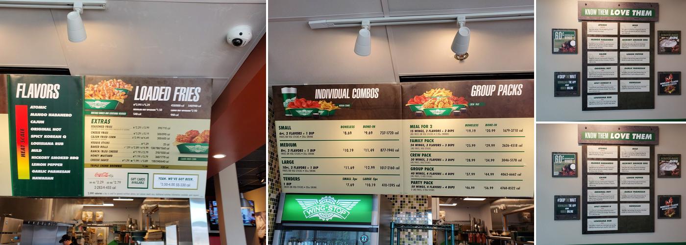 Wingstop Menu