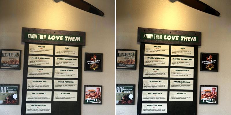 Wingstop Menu