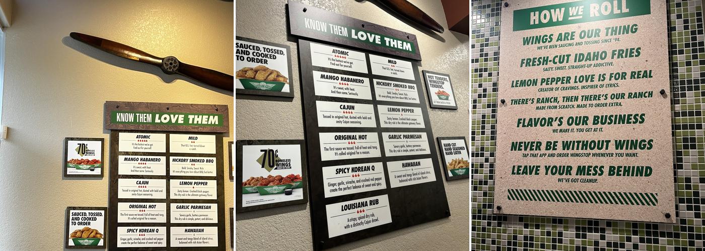Wingstop Menu