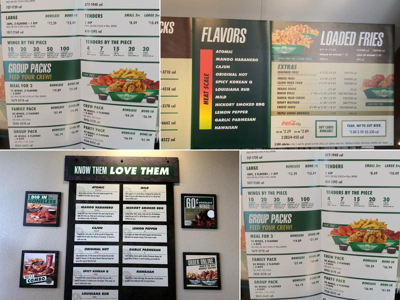 Wingstop Menu
