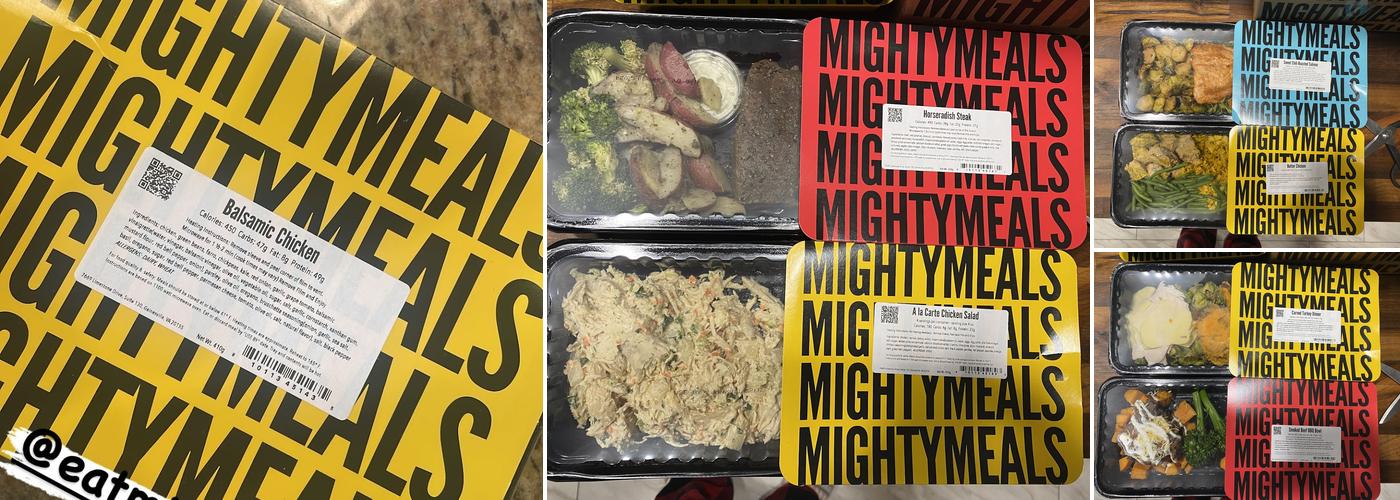 MightyMeals Menu